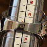 Artisan Sterling Silver Striped Bezel Set Maple & Honey Colored Amber Ring Sz 7 Photo 7