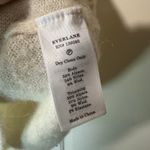 Everlane Alpaca Blend Knit Short Sleeve Sweater Top Cream Size Small Women Photo 3