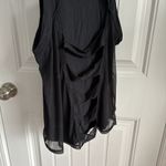 Victoria's Secret  Black Mesh Detail Tank Top Photo 2