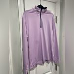 Ralph Lauren Polo  Lavender Purple Quarter Zip Pullover Mock Long Sleeve Golf Top Photo 4