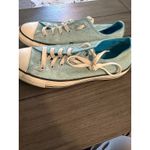 Converse  All Star Low‎ Top Blue Sneakers Canvas Shoes women's Size 8 Photo 1