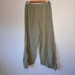 Cut Loose Green Crepe Wide Leg Cropped Pants Women’s M Lagenlook Artsy Casual Size M Photo 8