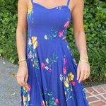 Old Navy  royal blue floral mini dress Photo 0
