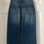 Midi Jean Skirt With Slit Size 2 Photo 1