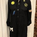 Love Tree Long black button down shirt Photo 0