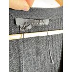 360 Cashmere  Women’s Cardigan Sweater Large Black wool Cashmere Quiet Luxury Photo 4