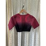 Unbranded Women's Ombre Ribbed Stretch Crew Neck Workout Crop Top XL Black Photo 1