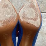 Tory Burch  Elana Suede 85mm Pump Jelly Blue Photo 13