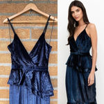 Yumi Kim  DYNASTY VELVET DRESS MIDNIGHT TWINKLE XS Photo 3