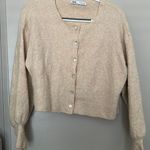 ZARA Tan Cardigan Photo 0