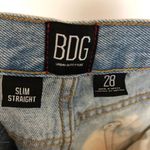 Urban Outfitters BDG Slim Straight Bleached Distressed Jeans 28 Photo 5