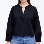 Madewell  V-Neck Long-Sleeve Top Size L Photo 0