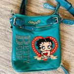 Betty Boop Rhinestone Accents Crossbody Bag Photo 1