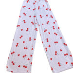 Grayson Threads   Women’s  Sweatpants Pink Cherries + Hearts Wide Leg Size XXS Photo 0