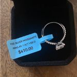 1 Carat Princess cut moissanite & Silver Ring size 5 Photo 3