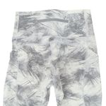 Lululemon Pace Perfect Crop Legging Gray White 4 Breeze By White Light Cast Photo 7