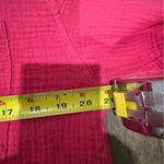 Love Note Love Notes Hot Pink Gauze Button Front Crop Top Size M Photo 11