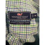 Vineyard Vines Classic Fit Murray Shirt Blue Green Plaid Button Down Women M Photo 6