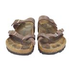 Birkenstock  Mayari Toe Strap Brown Leather Thong Sandals Size 37 Women's‎ 6 Photo 2