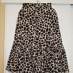 Cara Cara Animal Print Full Skirt Brown Size 2 Photo 3