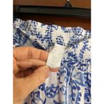 Women's Caroline Constas Blue White
Floral Paisley Lace Crochet Skirt Large White Photo 5