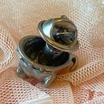 Vintage Bulldog Head Lapel Pin Pewter Dog Lovers Collectible Jewelry Silver Photo 2