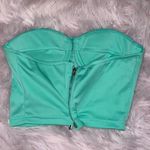 SheIn Green Bandeau Top Photo 3