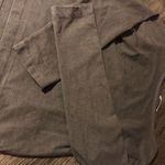 Reformation Long Sleeve Top Grey Solid Pullover Tee Small Photo 4