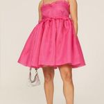 SELKIE Cali Rosebud Dress Pink Mini Dress NWT Size Large Photo 0