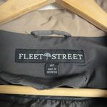 Fleet Street Vintage Women’s Olive Green Long Hooded Trench Rain Coat Size 12P Photo 6