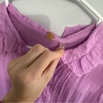 Free People  Short Sleeve Pink Blouse Top Photo 1