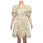 SELKIE The Villa Drawsring Ruched Mini Dress, Romantics, XL Photo 5