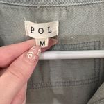 POL  Gray Wash Star Denim Shirt Photo 2