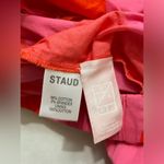 STAUD NWOT  Printed Halter Neck Georgia Rent The Runway Romper Pink Red Size 10 Photo 15