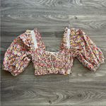 For Love & Lemons Like New - Libby Floral Crop Top Photo 2