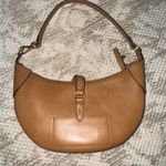 Ralph Lauren Polo mini polo ID hobo shoulder bag tan calfskin leather purse Photo 3