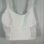 Hurley  White Kate Crop Halter Top Size Medium NWT Photo 4