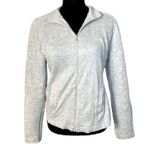 Lauren Ralph Lauren Cotton Full Zip Quilted Sleeve Sweater Jacket Size Medium Photo 0