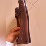 Forever 21 Women's Floral Brown Flats BCBGMASAZRIA SHOES 5.5 Photo 8