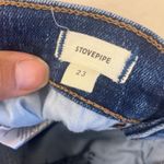 Madewell  “stovepipe” dark wash non distressed high rise jeans size 23 #717 Photo 5