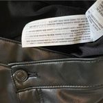 Abercrombie & Fitch 90s Straight Ultra High Rise Vegan Leather Pants Black 31/12 Photo 9