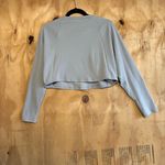 Paper Crane  Gray Cropped Sweatshirt Sz S Ballet Photo 2