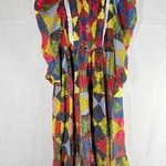 Doen Nicoletta Patchwork Print Organic Cotton Midi Dress Size Medium NWT Photo 0