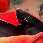 Guess Ondrea Vibrant Red Suede Stiletto Pointed Toe Heeled Ankle Boot 9M Photo 5