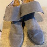Nine West Leather Gray Suede Ankle Boots Photo 7