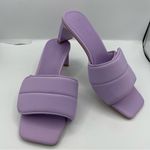 Open Edit slip on purple heel sandals women’s size 5M Photo 3