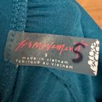 Free People Movement Small High Rise Teal Athleisure Ruffle Flowy Short Shorts Blue Photo 7