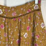 Chelsea & Theodore Sz XS Yellow Floral Shorts Lace Ruffles Photo 2