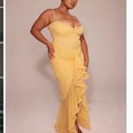 Yellow Maxi Dress Size M Photo 5