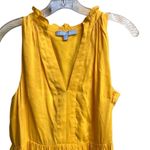 Antonio Melani 495.  sun yellow v neck Linen blend maxi dress size 4 Photo 5
